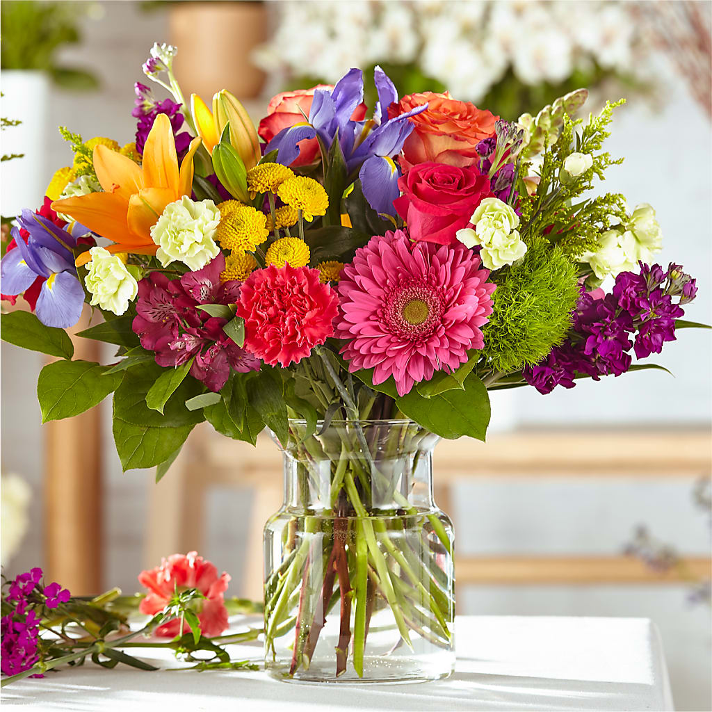 Bold & Bright – A Florist Original – Batavia Stage Coach Florist, Batavia NY