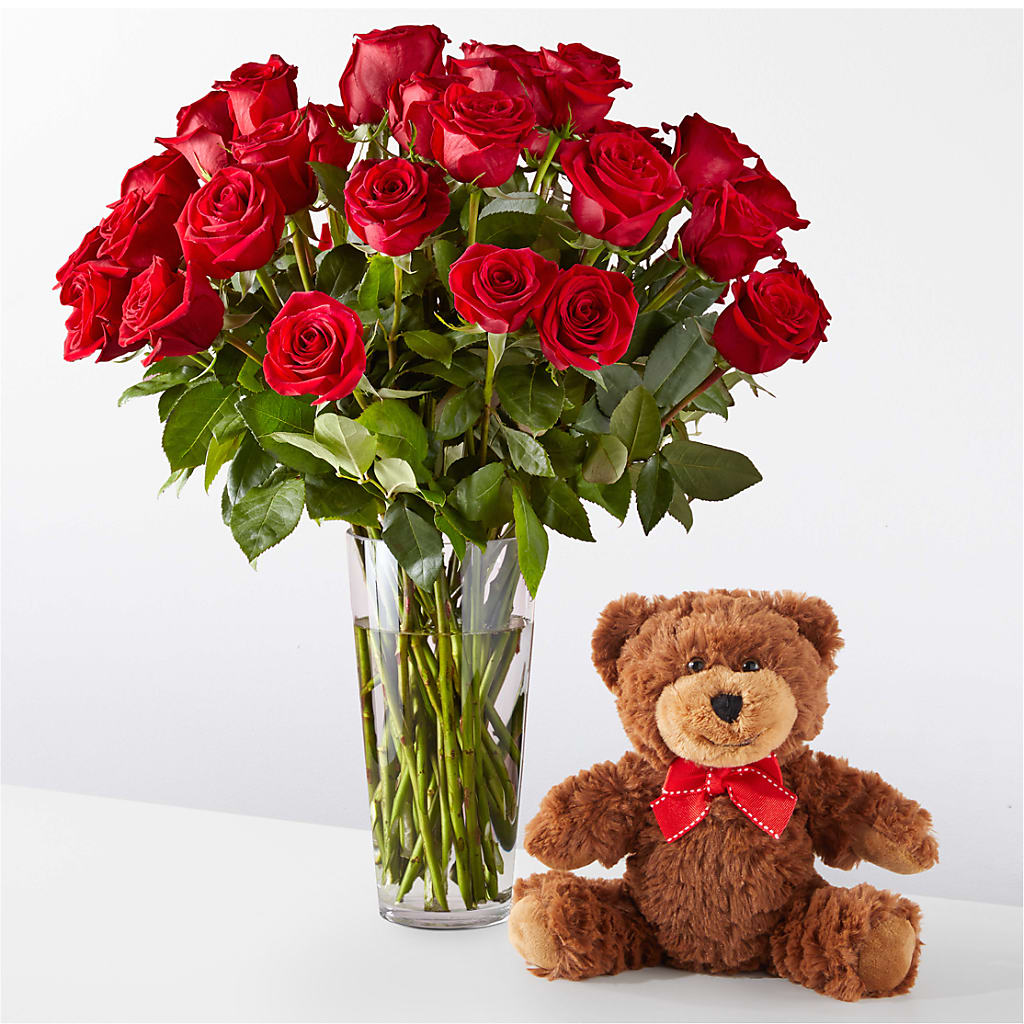 Romantic Long Stem Red Rose Bouquet Bundles – Batavia Stage Coach Florist, Batavia NY