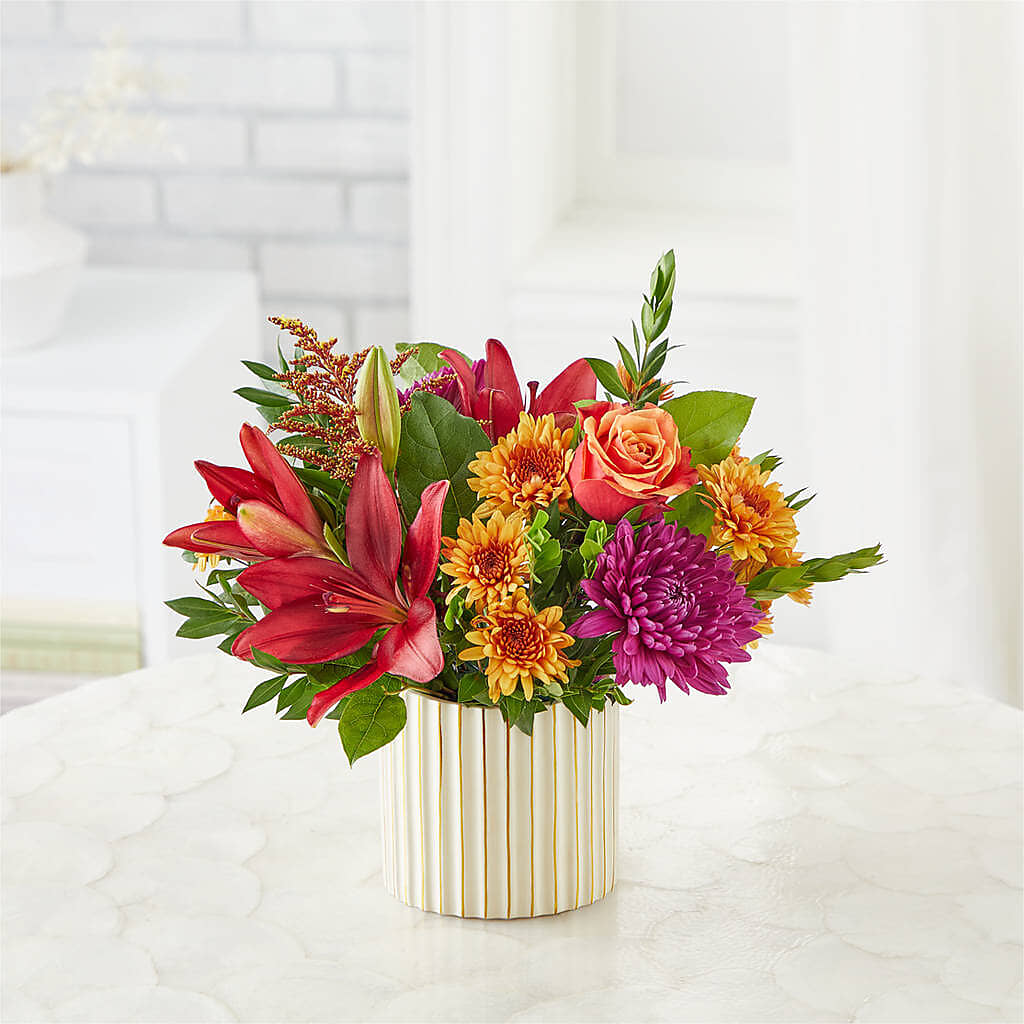 Burgundy Landscape Bouquet – Batavia Stage Coach Florist, Batavia NY