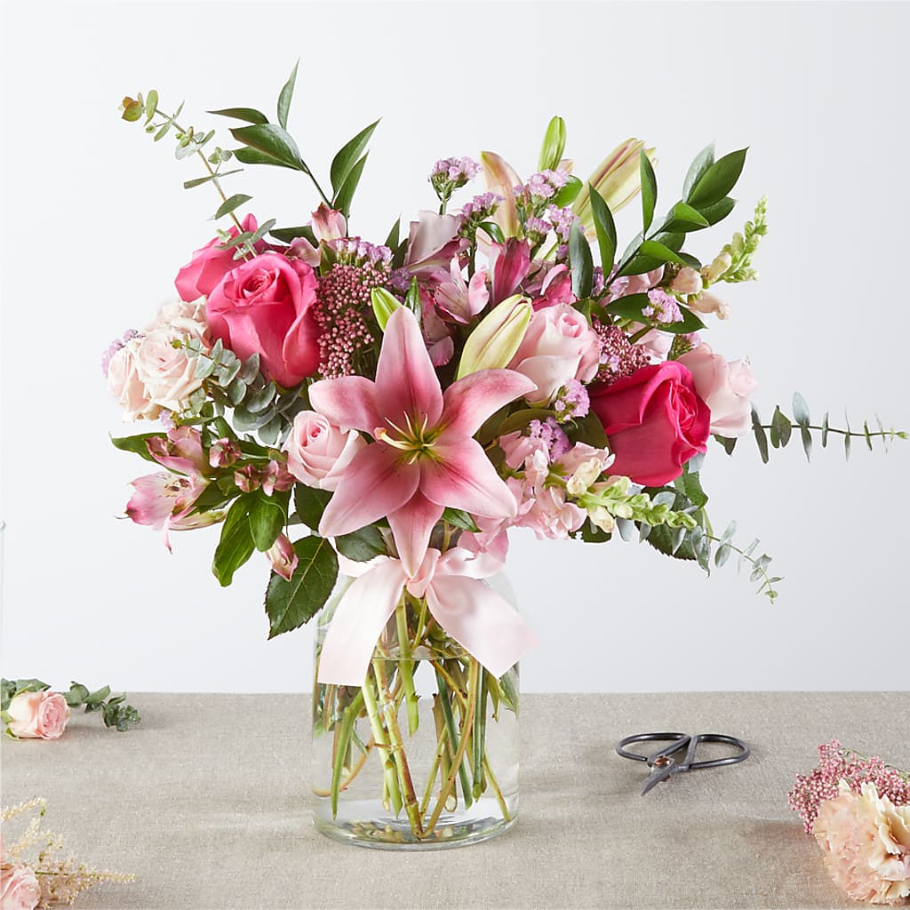 Pink Ribbon - A Florist Original – Batavia Stage Coach Florist, Batavia NY