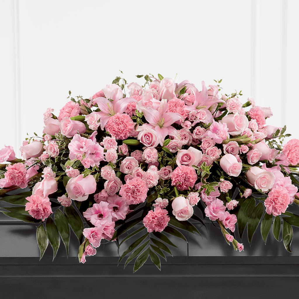 Garden of Comfort Casket Spray (Standard) – Batavia Stage Coach Florist, Batavia NY