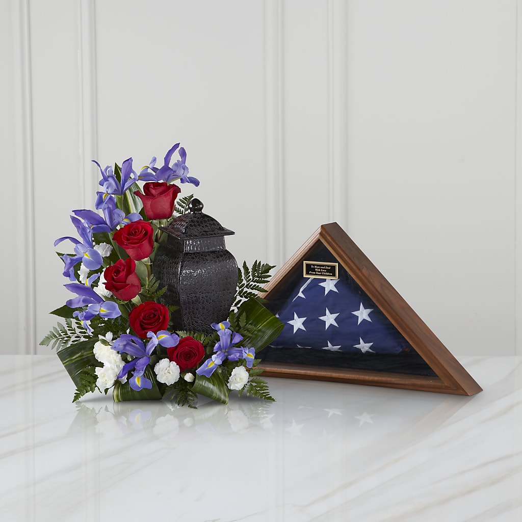 Patriotic Tribute Arrangement – Batavia Stage Coach Florist, Batavia NY