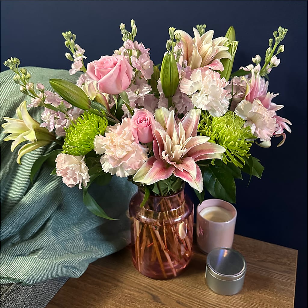 Pretty in Pink Bouquet – Batavia Stage Coach Florist, Batavia NY