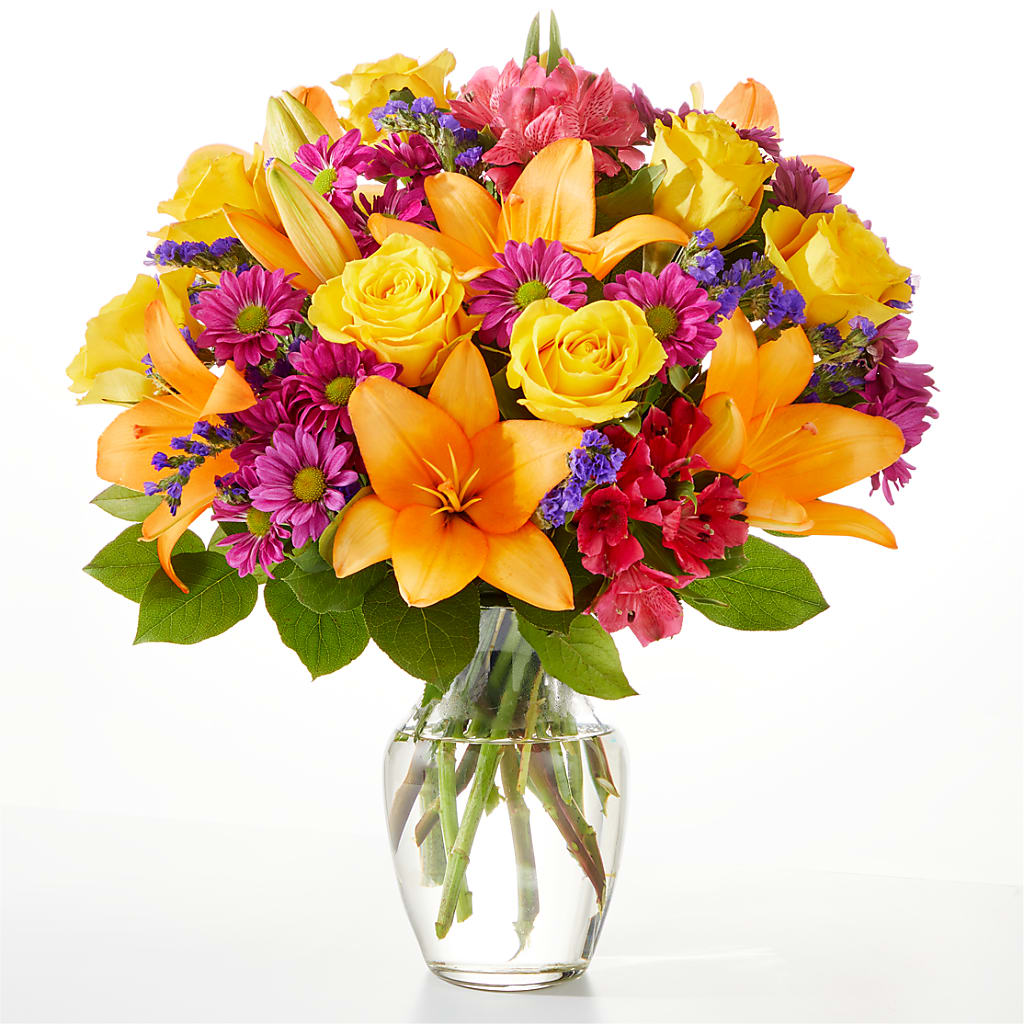Colorful Visions Bouquet – Batavia Stage Coach Florist, Batavia NY