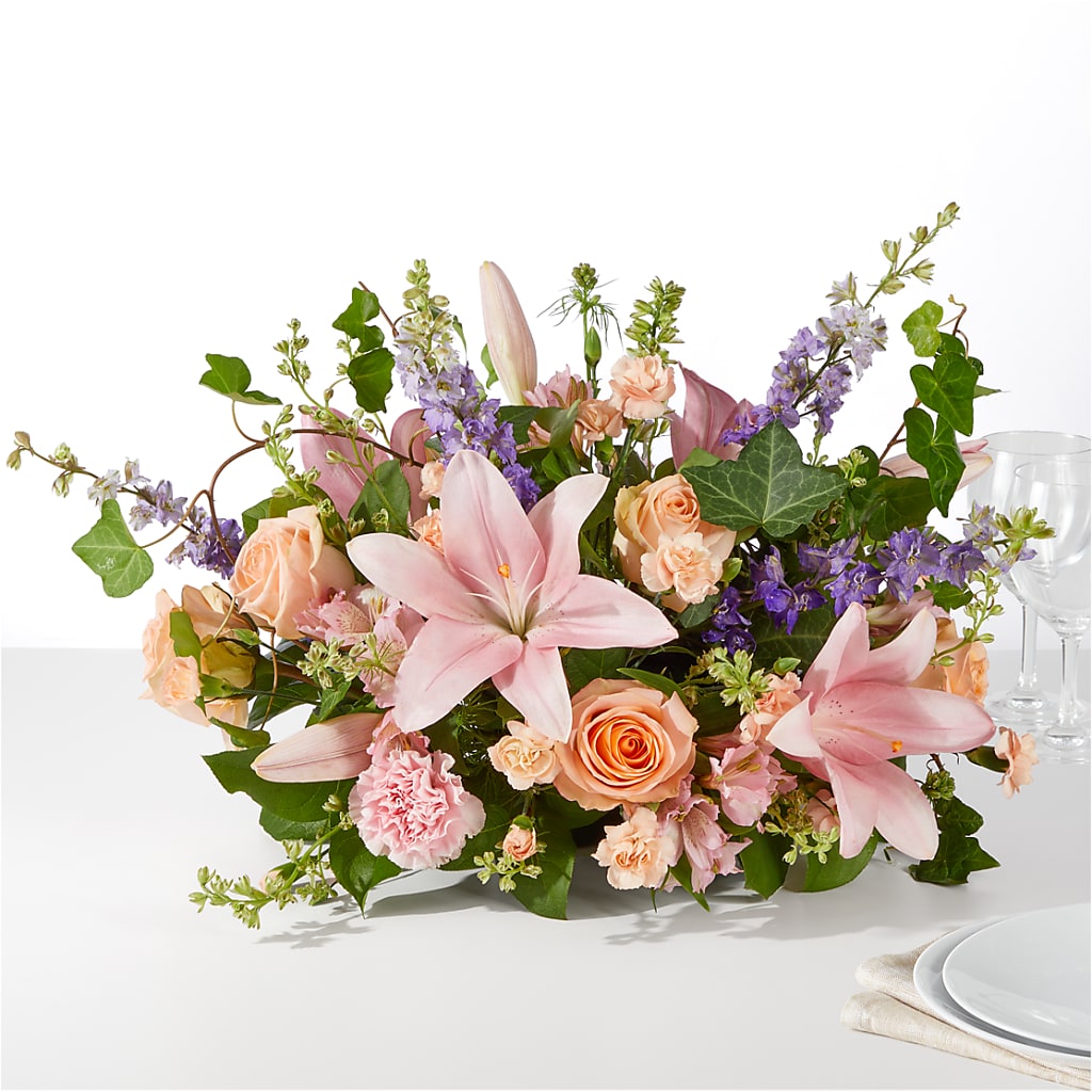Blossom Time Centerpiece – Batavia Stage Coach Florist, Batavia NY