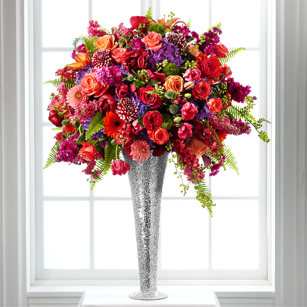 Flower Jeweled Arrangement – Batavia Stage Coach Florist, Batavia NY
