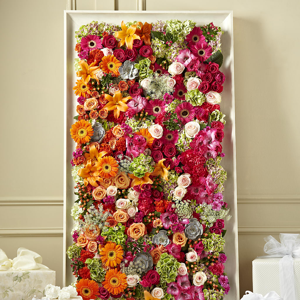 Fresh Picked Floral Wall – Batavia Stage Coach Florist, Batavia NY