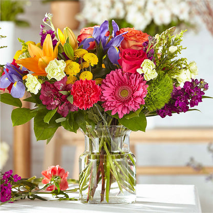 Bold & Bright – A Florist Original –  Batavia Stage Coach Florist, Batavia NY