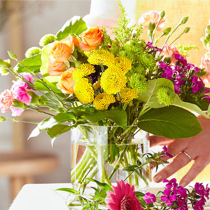 Bold & Bright – A Florist Original –  Batavia Stage Coach Florist, Batavia NY