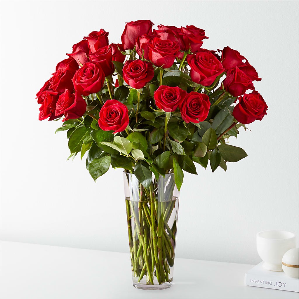Long Stem Red Rose Bouquet –  Batavia Stage Coach Florist, Batavia NY