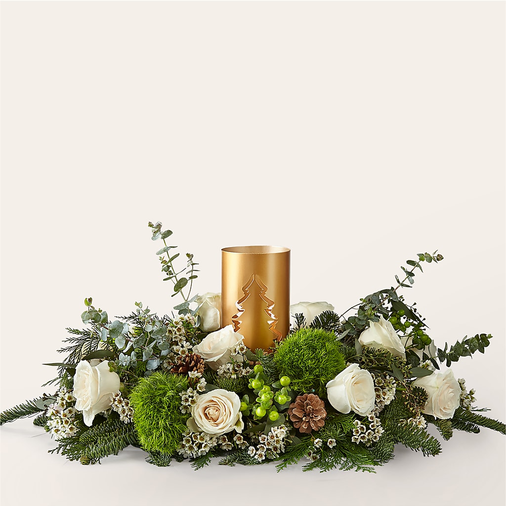 Chestnuts Roasting Centerpiece –  Batavia Stage Coach Florist, Batavia NY