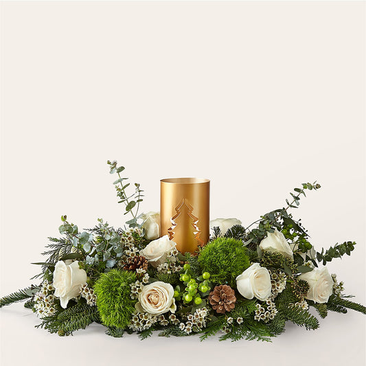Chestnuts Roasting Centerpiece –  Batavia Stage Coach Florist, Batavia NY
