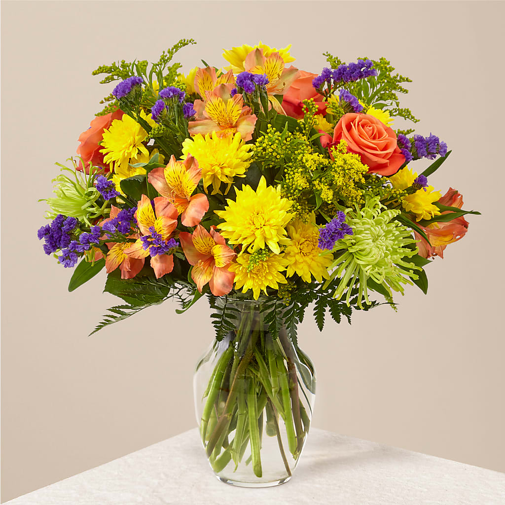 Marmalade Skies Bouquet –  Batavia Stage Coach Florist, Batavia NY
