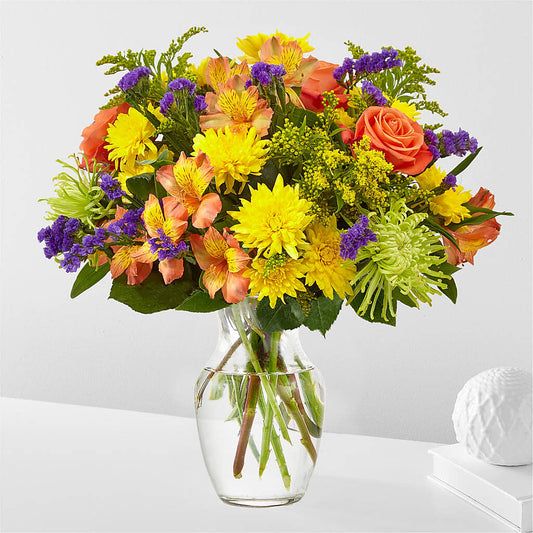 Marmalade Skies Bouquet –  Batavia Stage Coach Florist, Batavia NY