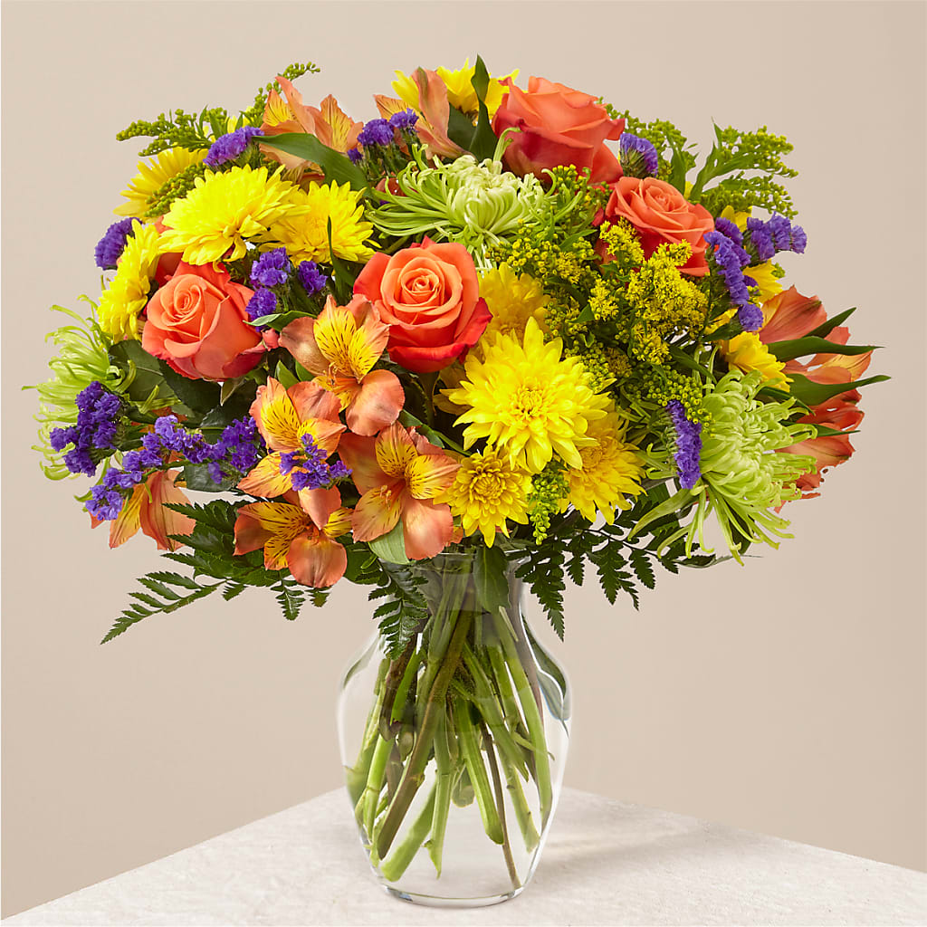 Marmalade Skies Bouquet –  Batavia Stage Coach Florist, Batavia NY