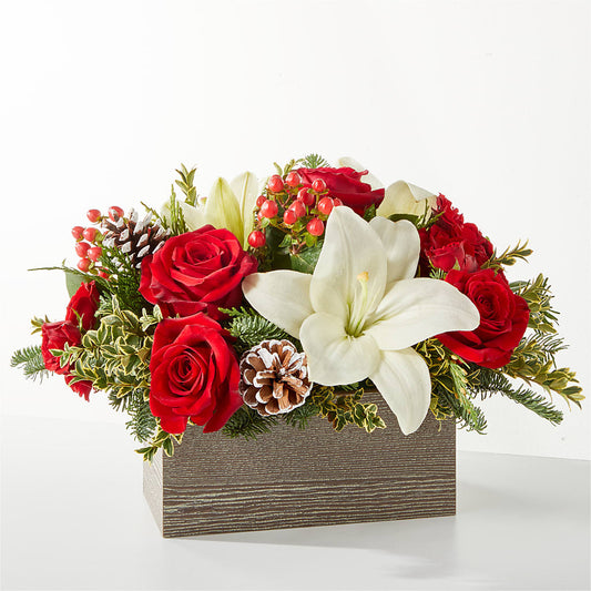 Snowy Wonderland Bouquet –  Batavia Stage Coach Florist, Batavia NY