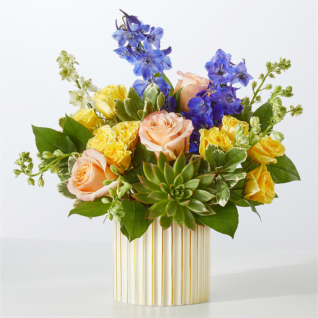 Cobalt Reverie Bouquet –  Batavia Stage Coach Florist, Batavia NY