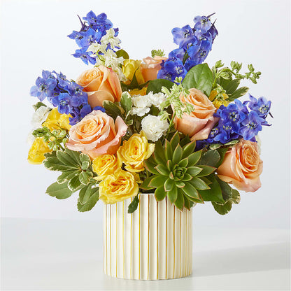 Cobalt Reverie Bouquet –  Batavia Stage Coach Florist, Batavia NY