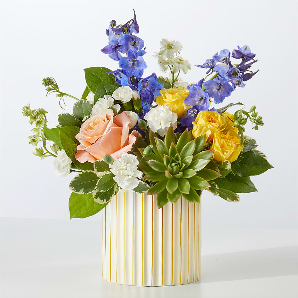 Cobalt Reverie Bouquet –  Batavia Stage Coach Florist, Batavia NY