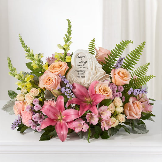 Gentle Light Arrangement – BATAVIA STAGE COACH FLORIST, Batavia NY