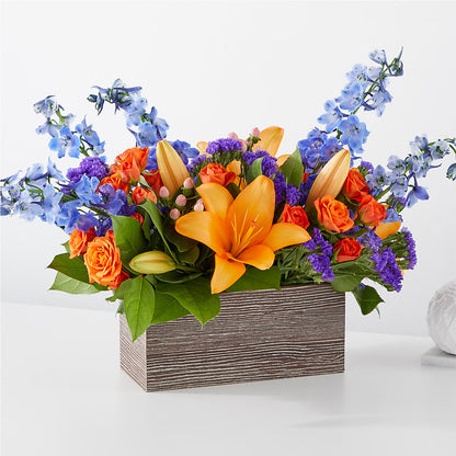 Radiant Citrus Box Bouquet –  Batavia Stage Coach Florist, Batavia NY
