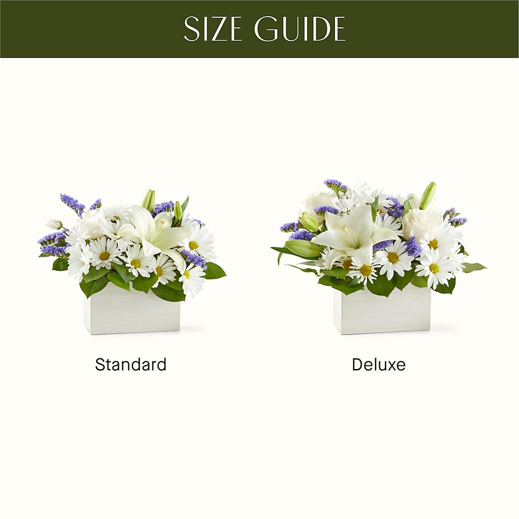Beyond Blue Box Bouquet –  Batavia Stage Coach Florist, Batavia NY