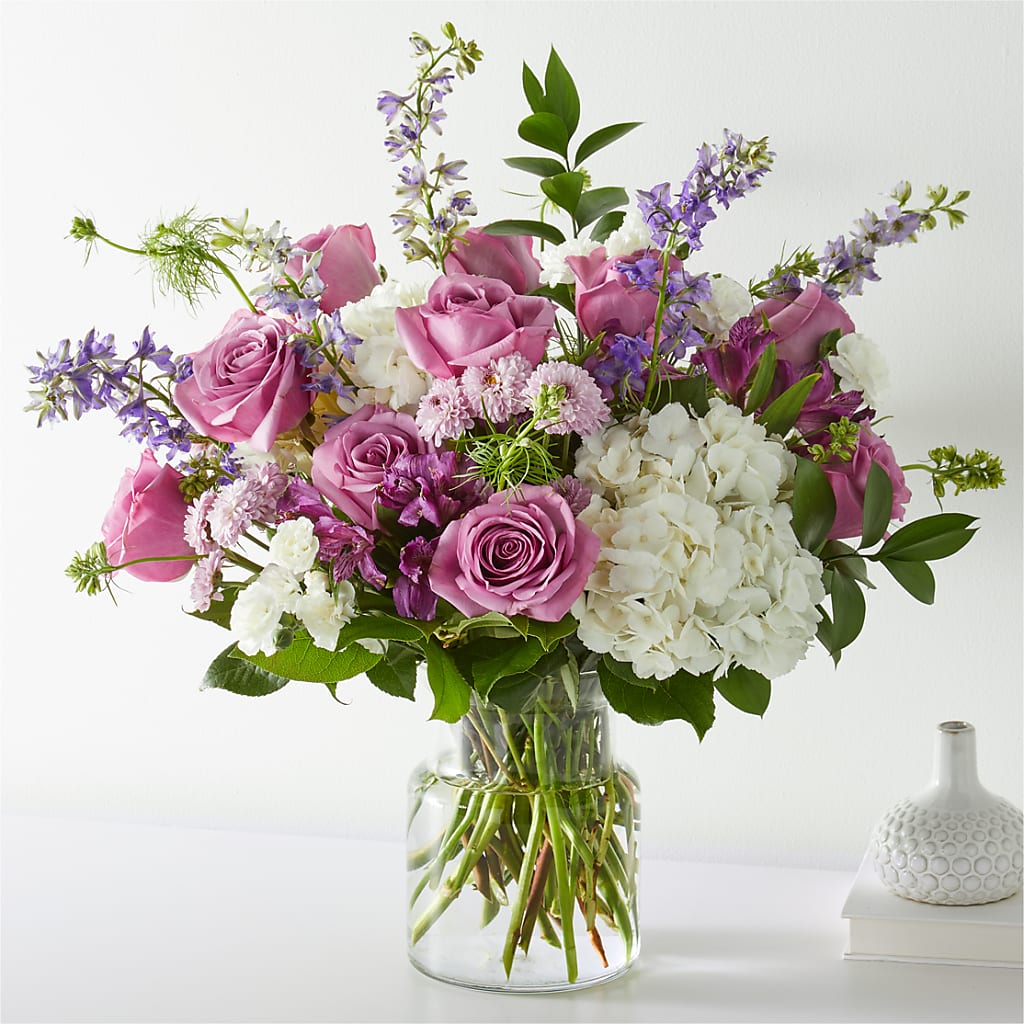 Violet Caress Bouquet –  Batavia Stage Coach Florist, Batavia NY