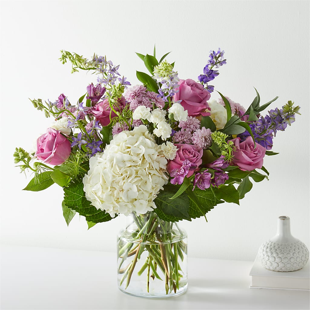Violet Caress Bouquet –  Batavia Stage Coach Florist, Batavia NY