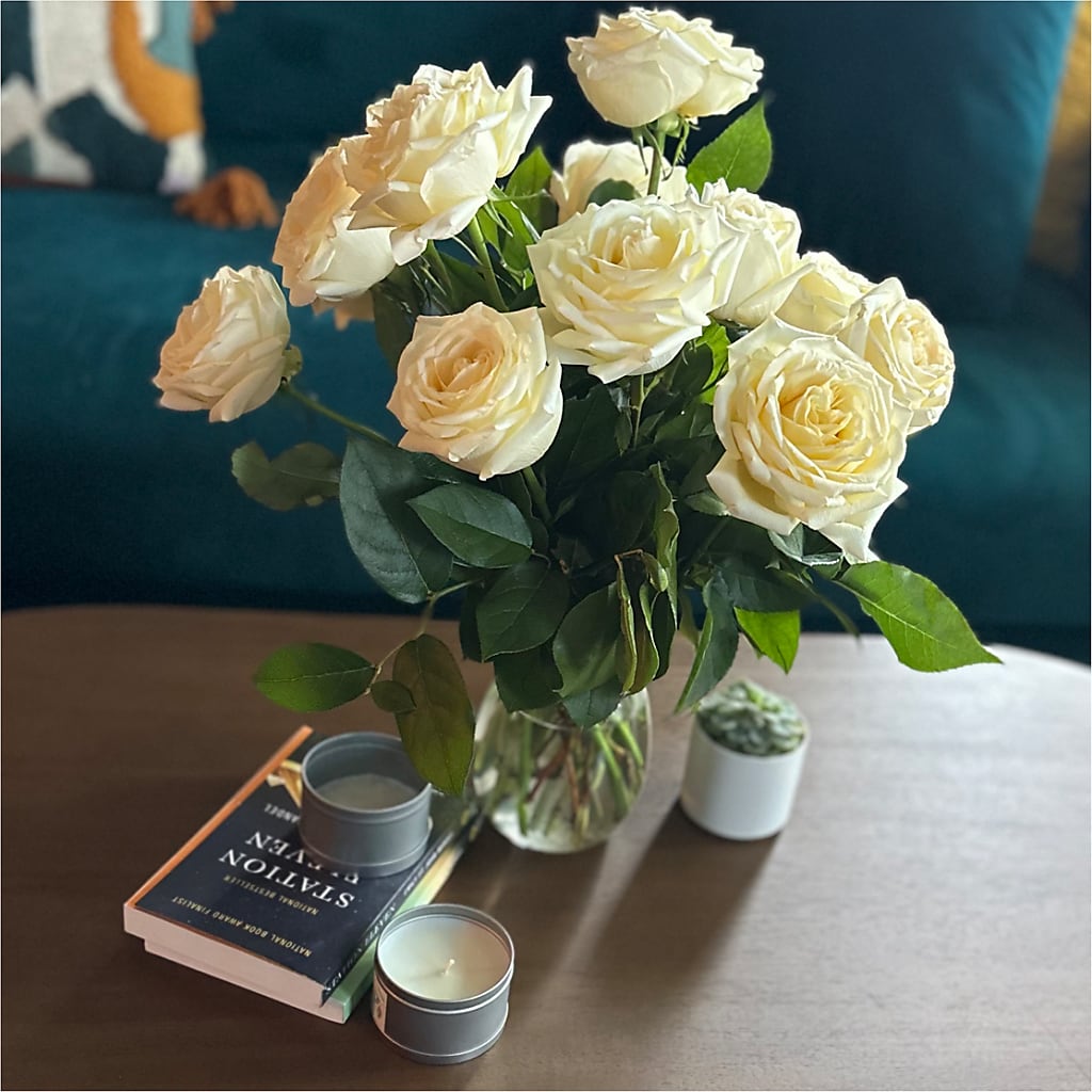 Long Stem Yellow Rose Bouquet –  Batavia Stage Coach Florist, Batavia NY