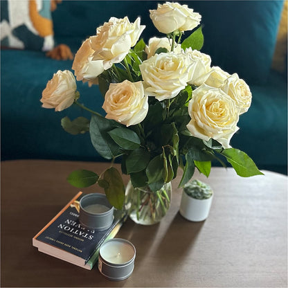 Long Stem Yellow Rose Bouquet –  Batavia Stage Coach Florist, Batavia NY