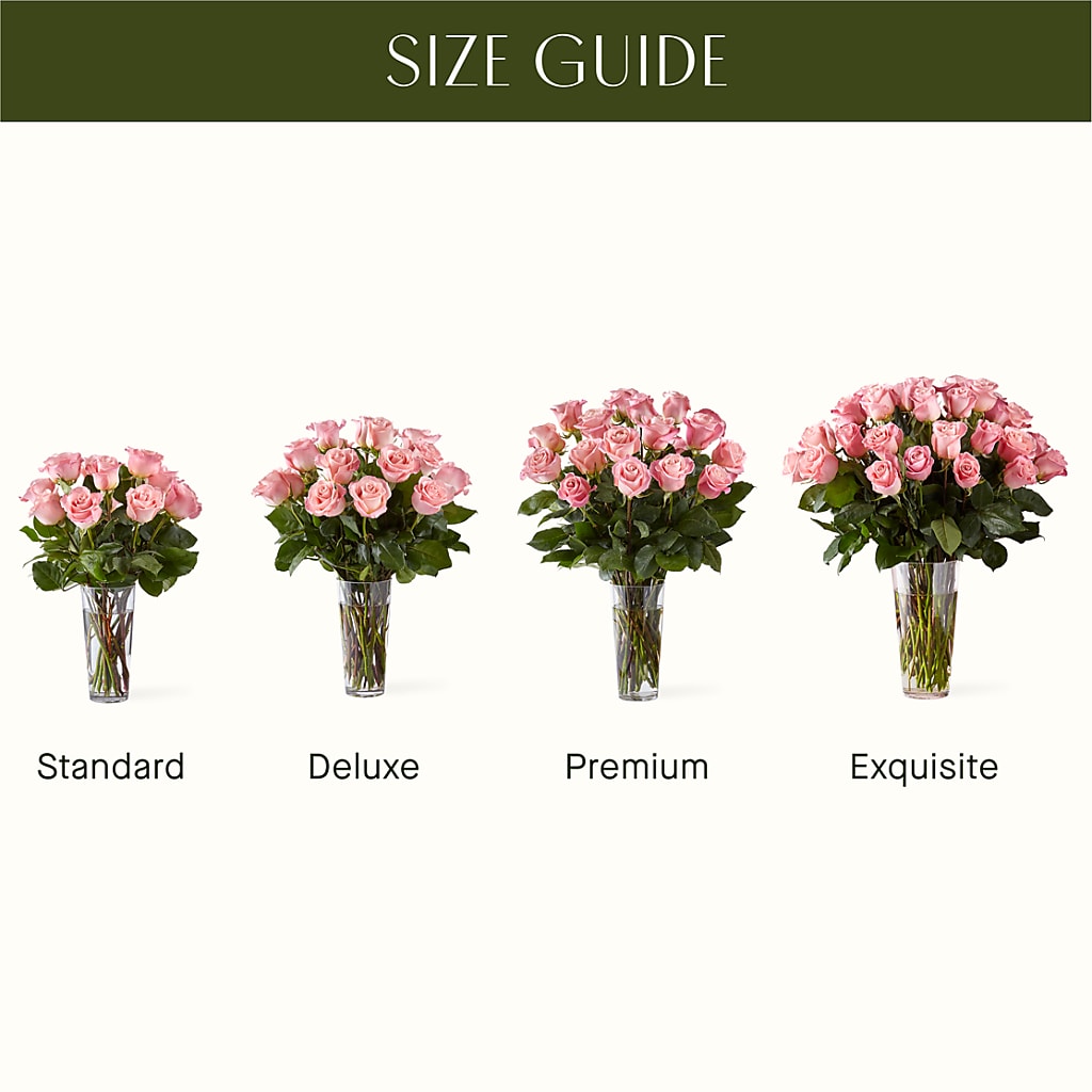 Long Stem Pink Rose Bouquet –  Batavia Stage Coach Florist, Batavia NY