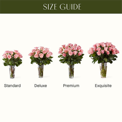 Long Stem Pink Rose Bouquet –  Batavia Stage Coach Florist, Batavia NY