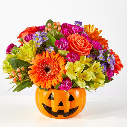 Tricks & Treats Pumpkin –  Batavia Stage Coach Florist, Batavia NY