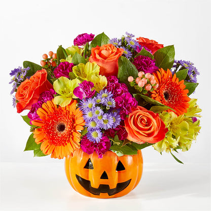 Tricks & Treats Pumpkin –  Batavia Stage Coach Florist, Batavia NY