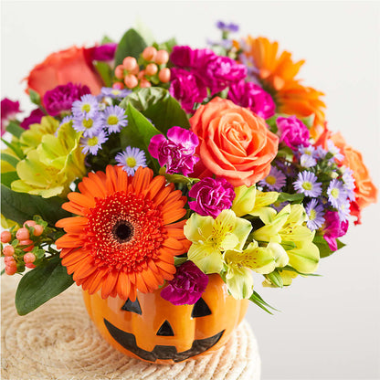 Tricks & Treats Pumpkin –  Batavia Stage Coach Florist, Batavia NY