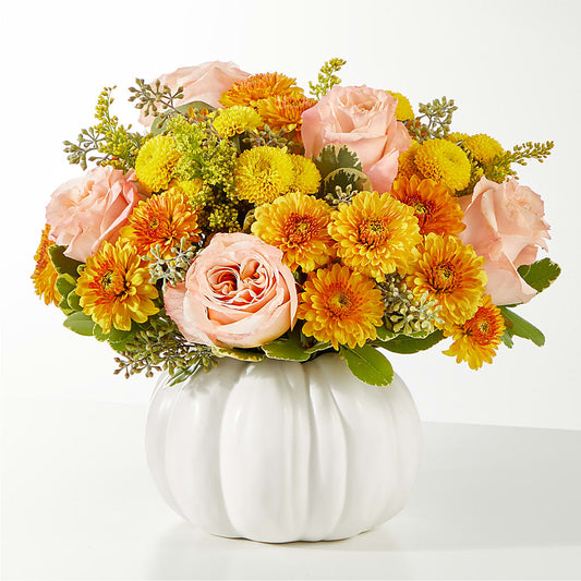 Peachy Pumpkin –  Batavia Stage Coach Florist, Batavia NY
