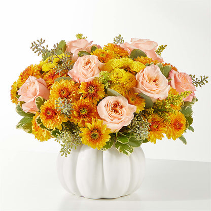 Peachy Pumpkin –  Batavia Stage Coach Florist, Batavia NY