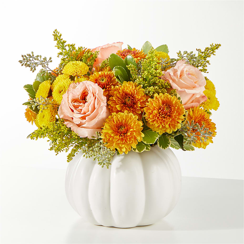 Peachy Pumpkin –  Batavia Stage Coach Florist, Batavia NY
