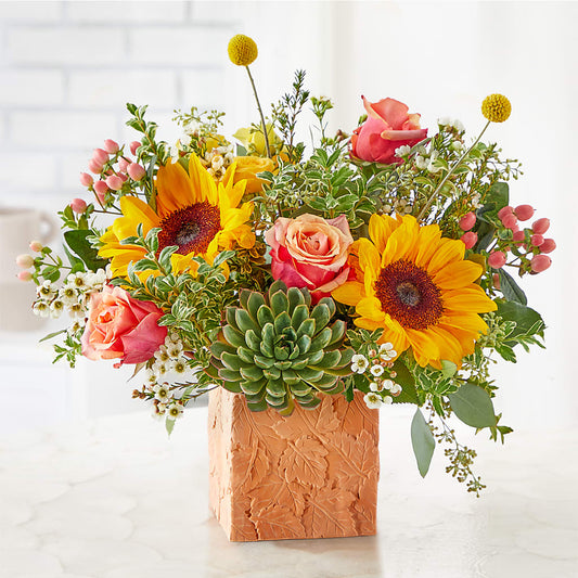 Sunflower Season Bouquet –  Batavia Stage Coach Florist, Batavia NY