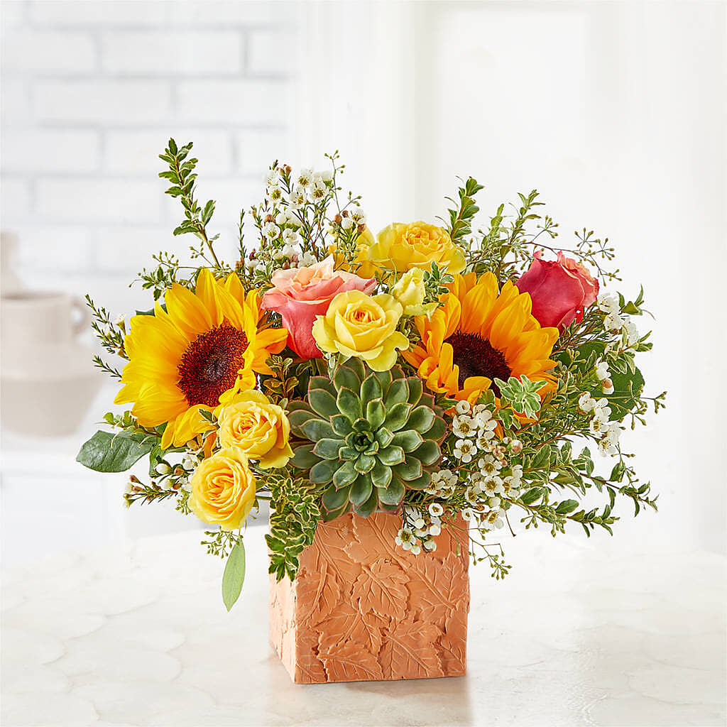Sunflower Season Bouquet –  Batavia Stage Coach Florist, Batavia NY