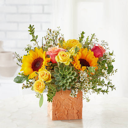 Sunflower Season Bouquet –  Batavia Stage Coach Florist, Batavia NY