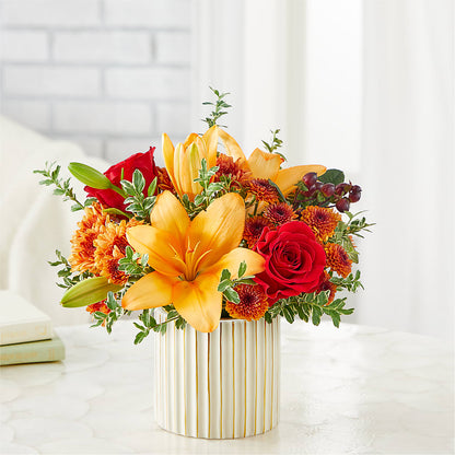 Scarlet Skies Bouquet –  Batavia Stage Coach Florist, Batavia NY