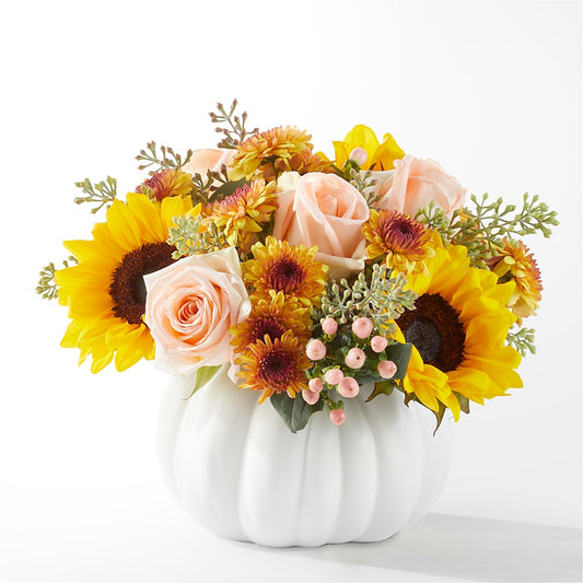 Pumpkin to Talk About Bouquet –  Batavia Stage Coach Florist, Batavia NY