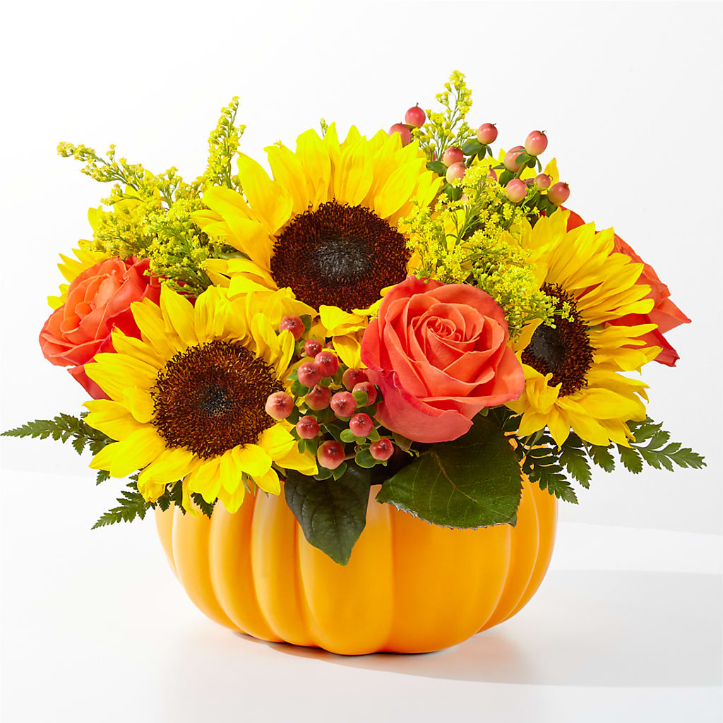 Pick of the Patch Pumpkin Bouquet –  Batavia Stage Coach Florist, Batavia NY