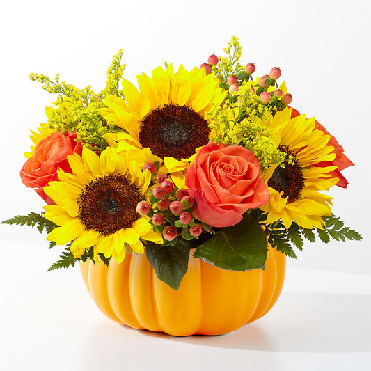Pick of the Patch Pumpkin Bouquet –  Batavia Stage Coach Florist, Batavia NY