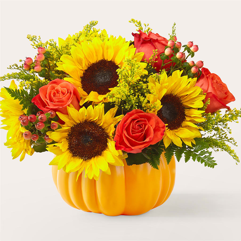 Pick of the Patch Pumpkin Bouquet –  Batavia Stage Coach Florist, Batavia NY