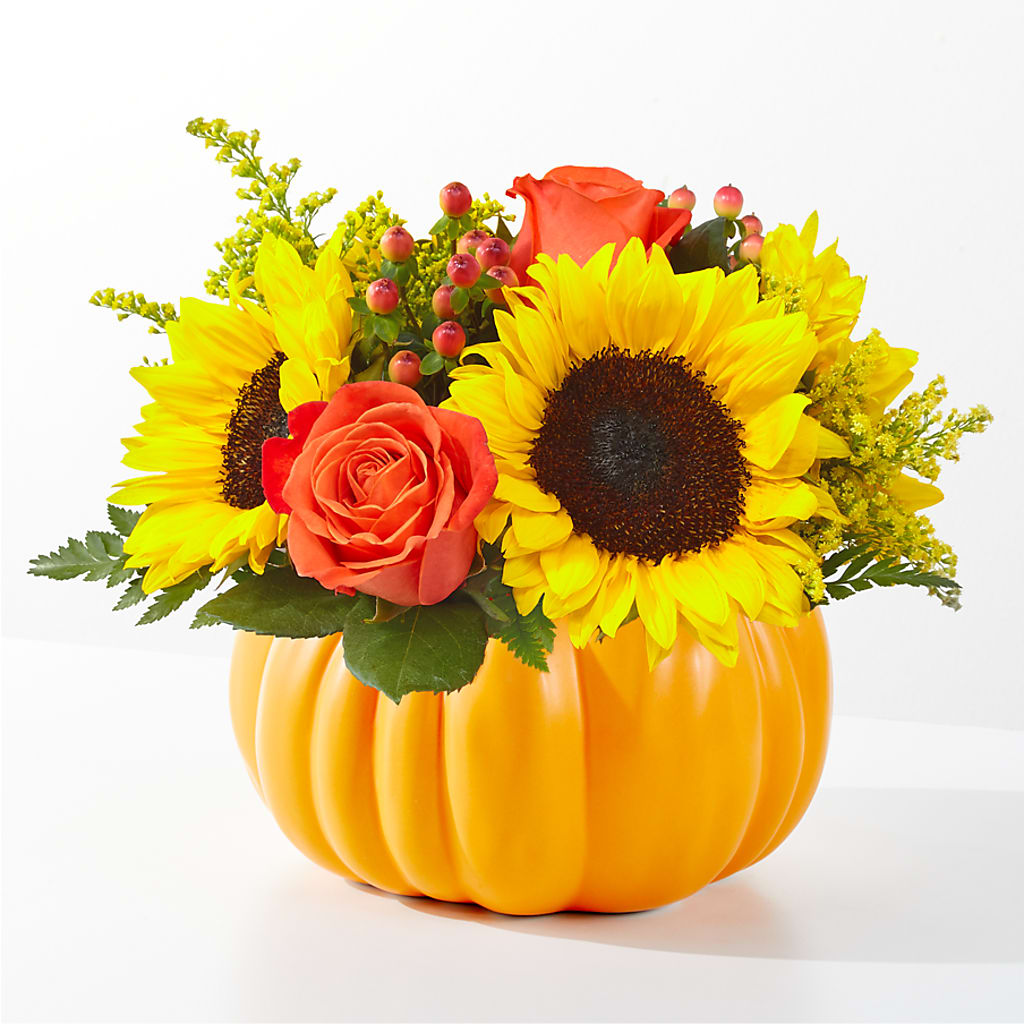 Pick of the Patch Pumpkin Bouquet –  Batavia Stage Coach Florist, Batavia NY