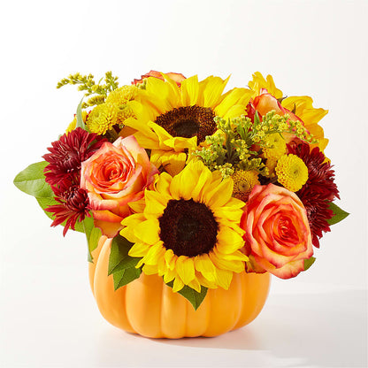 Golden Gourd Pumpkin Bouquet –  Batavia Stage Coach Florist, Batavia NY