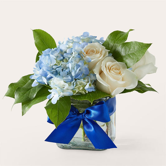 Sky Blue Delight Bouquet –  Batavia Stage Coach Florist, Batavia NY