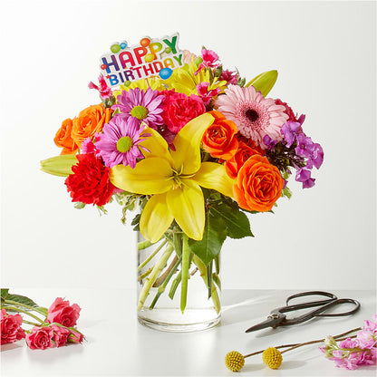 Cue the Confetti - A Florist Original –  Batavia Stage Coach Florist, Batavia NY